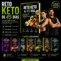 Reto keto 45 días + 7 bonos: Plan resuelto, completo y validado