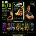 Reto keto 45 días + 6 bonos: Plan resuelto, completo y validado